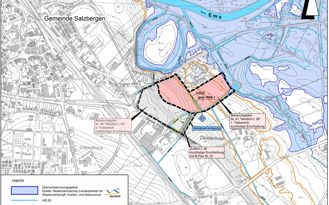 Gemeinde Salzbergen – Erschließung Wohnbau- und Gewerbeflächen