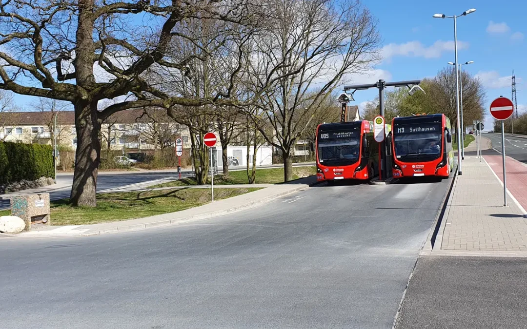 Stadt Osnabrück – Umbau von Bushaltestellen im Rahmen der Umstellung auf E-Mobilität