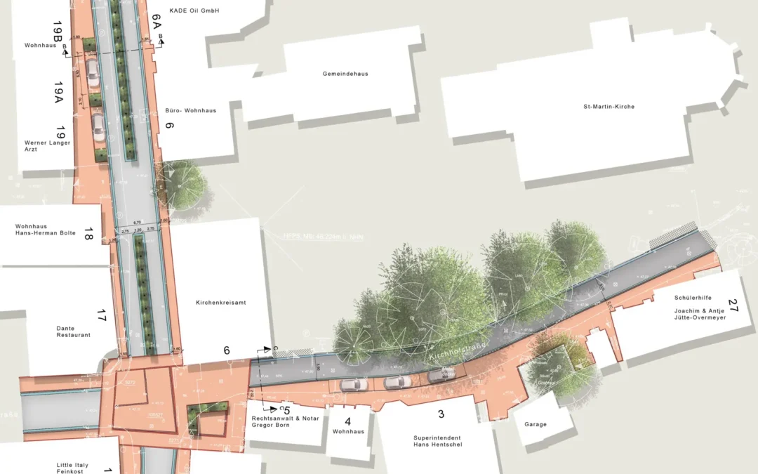 Stadt Bramsche – Mühlen-, Münster-, Kuh- und Kirchhofstraße